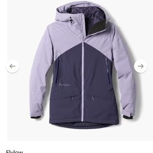 Flylow Women's Ski & Snow Jacket - Purple and Gray